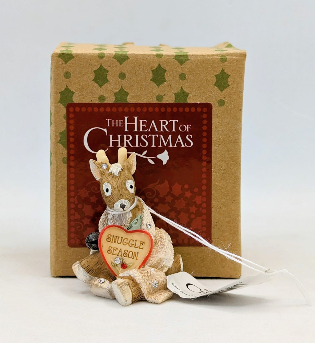 2017 The Heart of Christmas Reindeer With Blanket