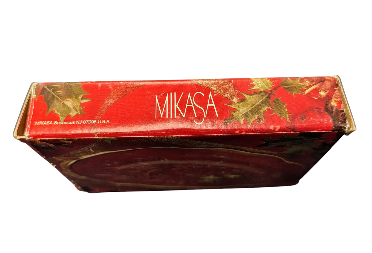 Mikasa Holiday Angel Song Gold Rim Sweet Candy Dish WX027/502 Japan 6.5"x 4.5" image 6