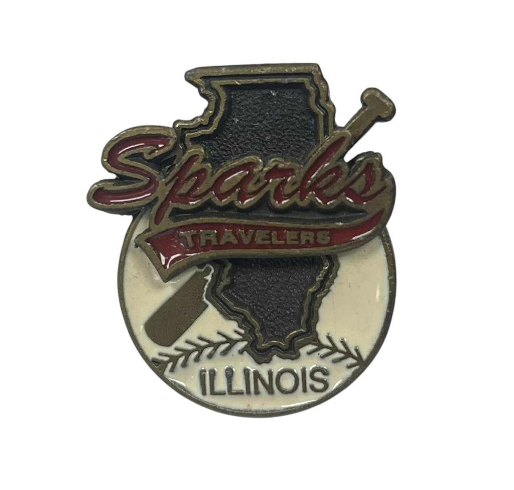 Cooperstown Dreams Park Trading Pins Sparks Travelers Illinois Baseball Pin