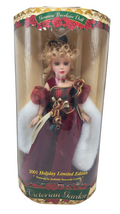 2001 Brass Key Victorian Garden Holiday Limited 16” Red Dress Porcelain Doll