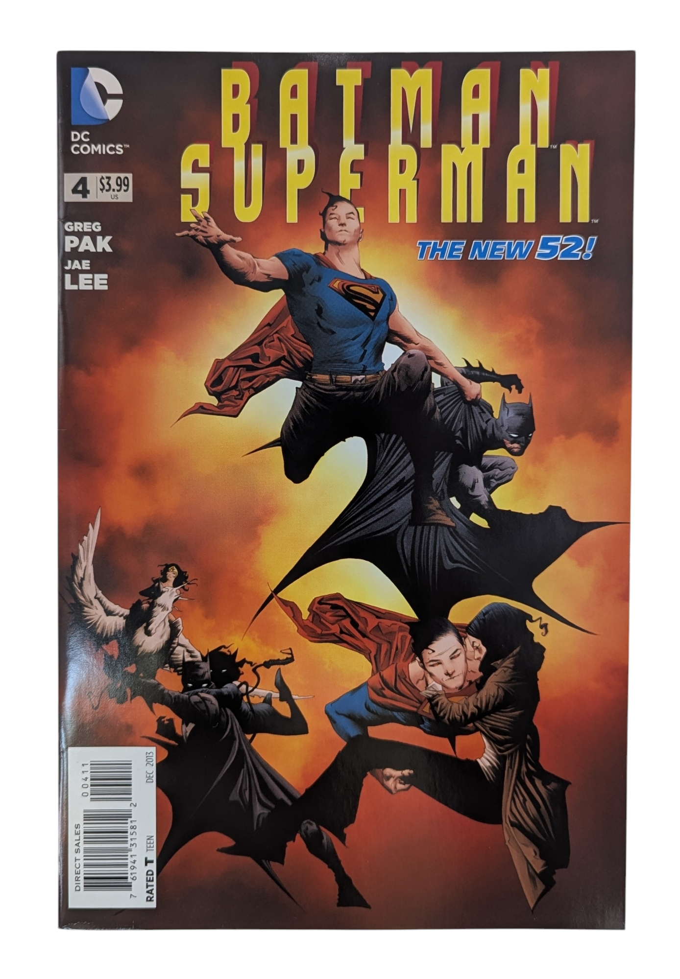 2013 DC Comics Batman Superman #4 Comic Book