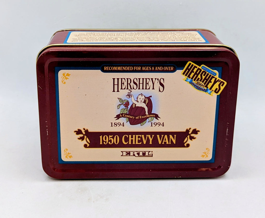 Vintage ERTL Hershey's 1950 Chevy Van 100th Anniversary Die Cast Gold image 2