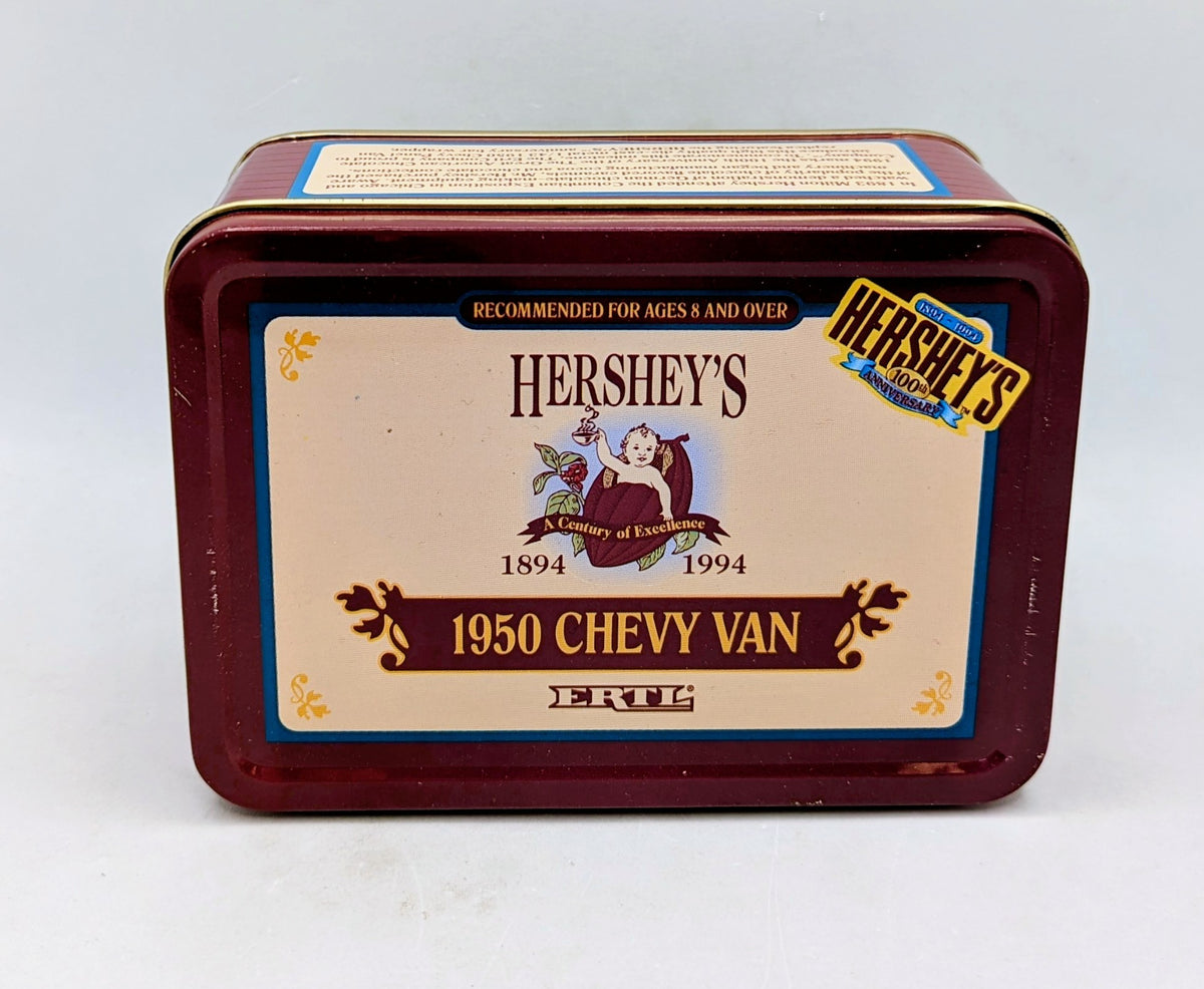 Vintage ERTL Hershey's 1950 Chevy Van 100th Anniversary Die Cast Gold image 2