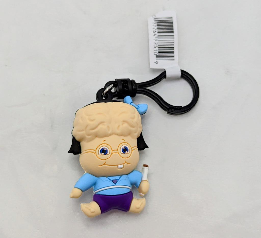 Monogram Garbage Pail Kids Brainy Janie Foam Figural Bag Clip