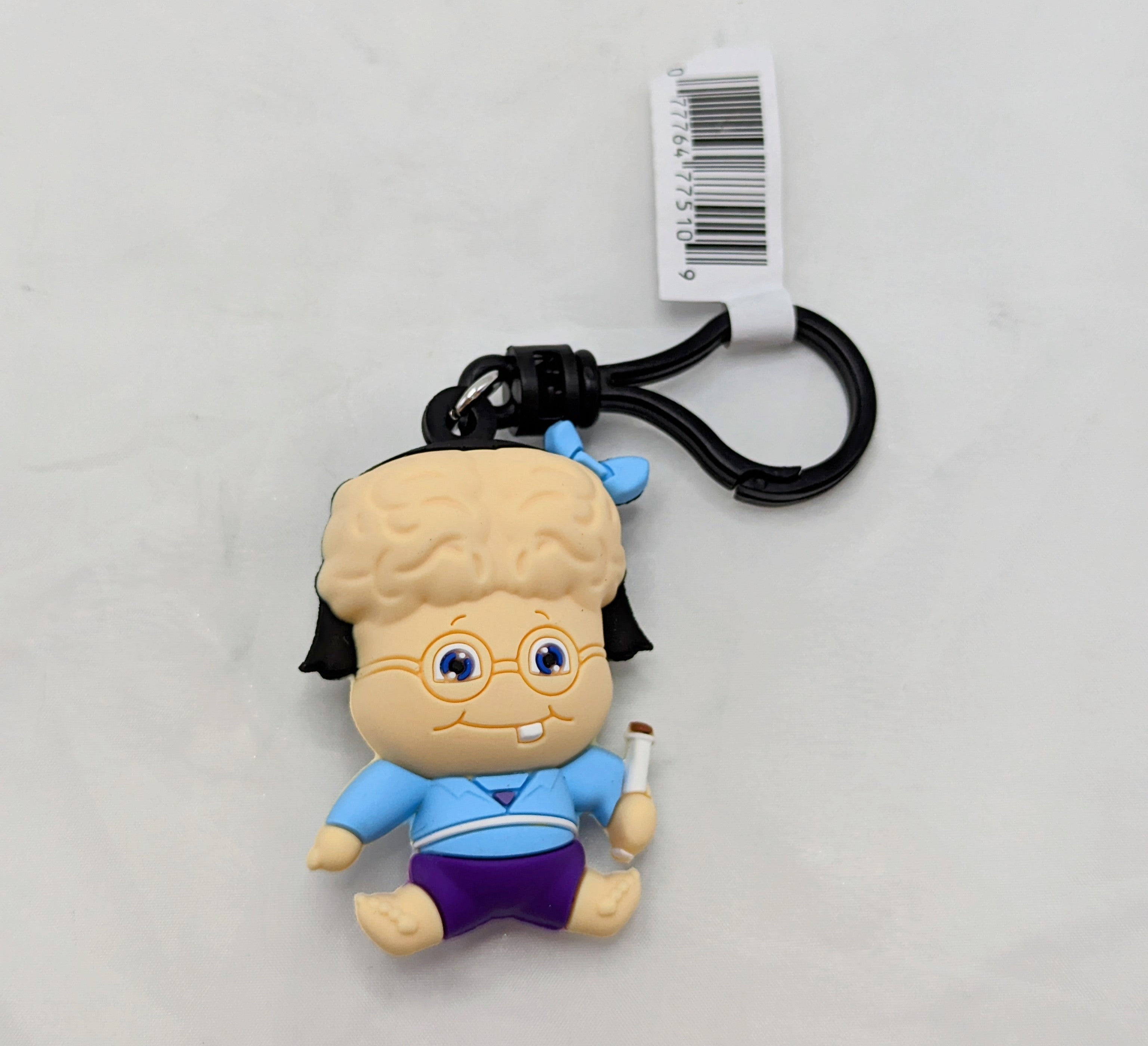 Monogram Garbage Pail Kids Brainy Janie Foam Figural Bag Clip