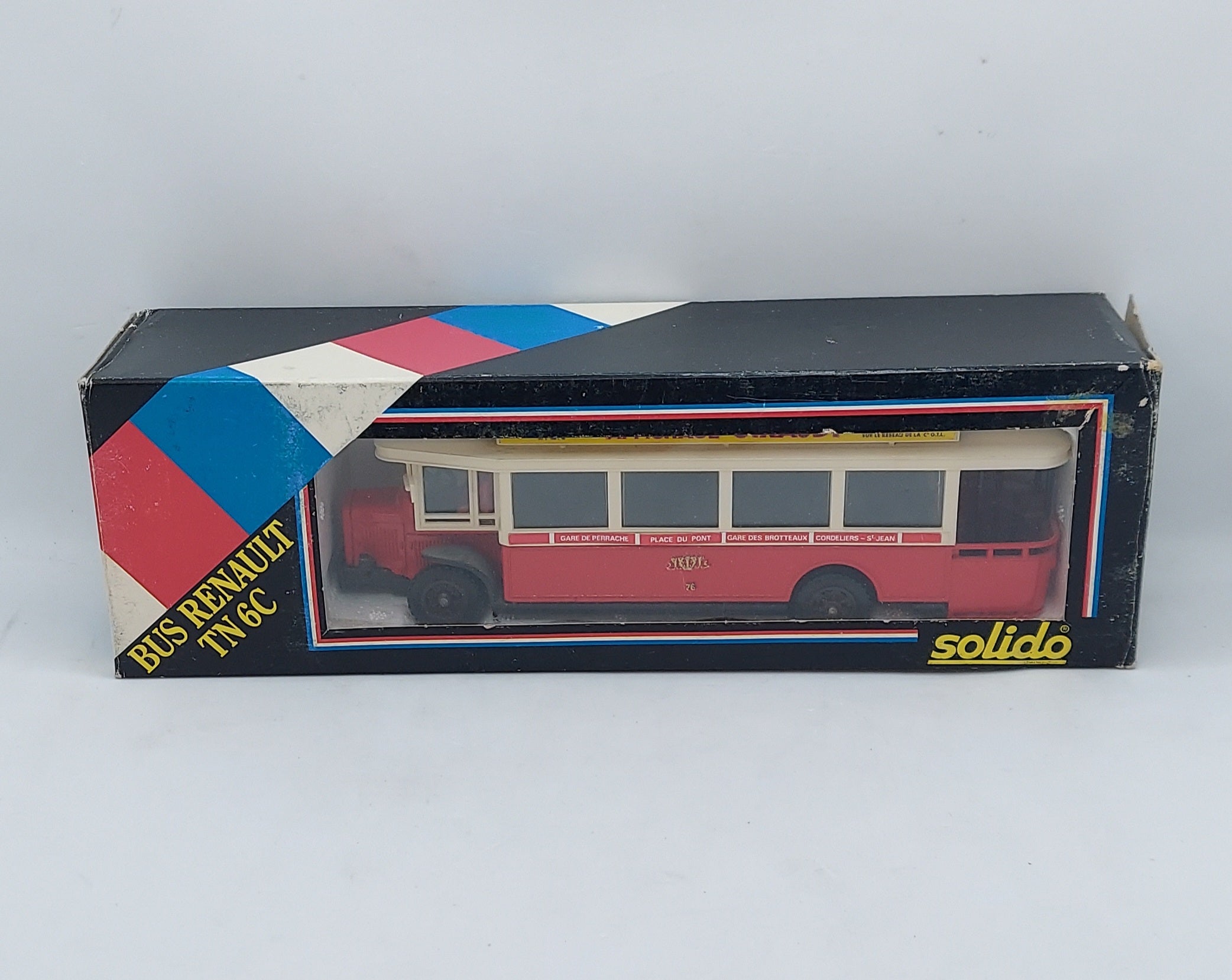 1984 Solido 1/50 1934 Autobus Renault TN6C Bus Lyonnais