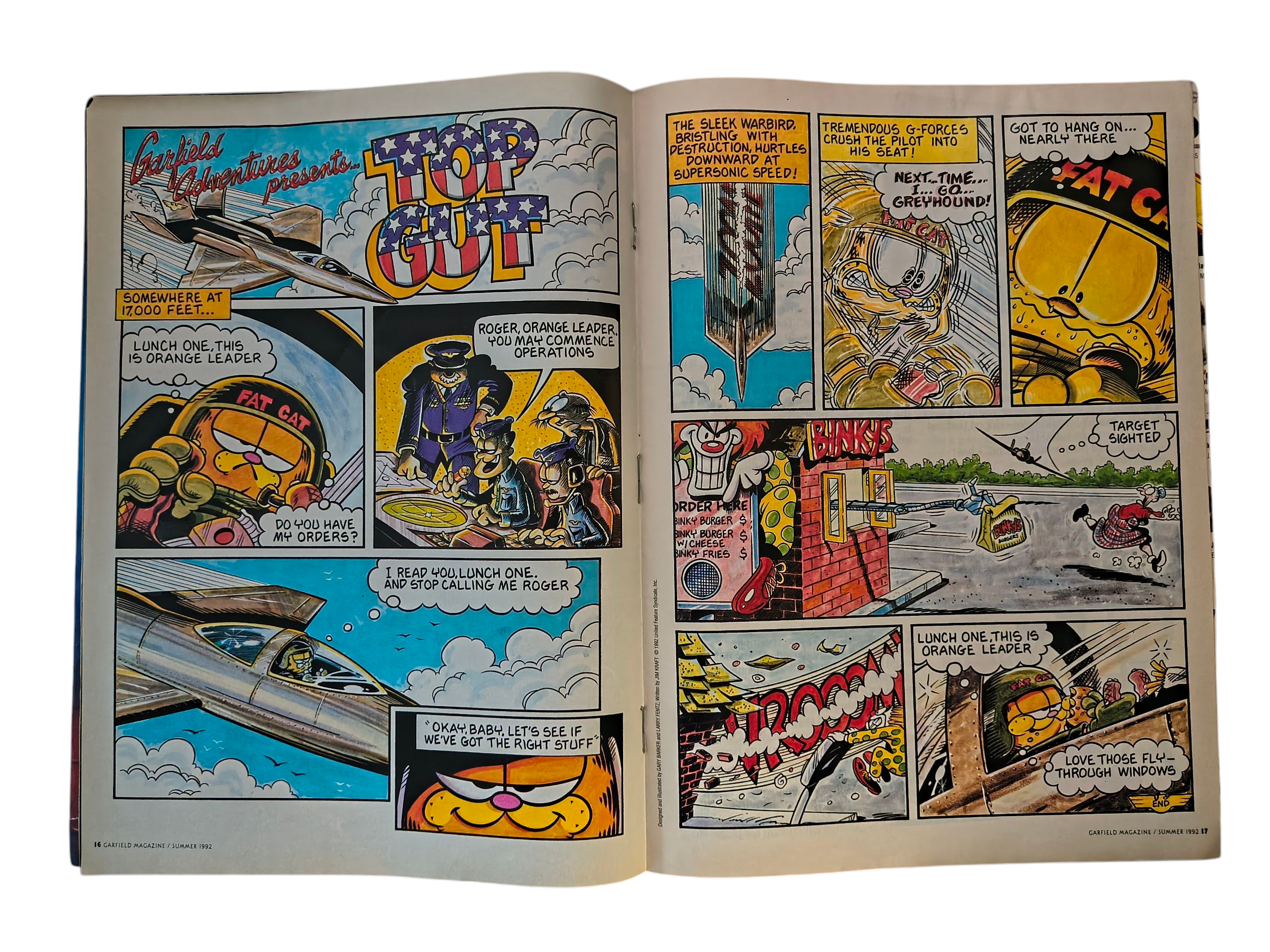 Summer 1992 Edition Garfield Magazine - Garfield Globetrotter Article image 4