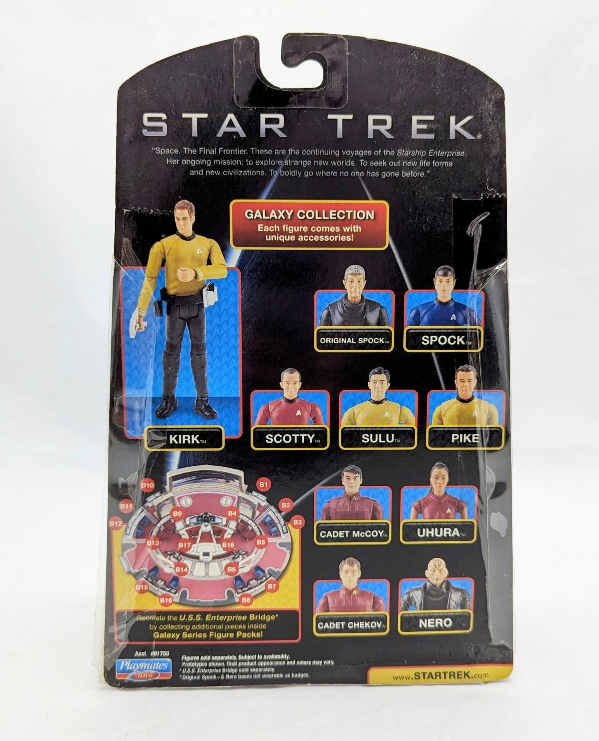 2009 Playmates Star Trek Galaxy Collection Cadet Chekov Action Figure 3.75 inch image 2