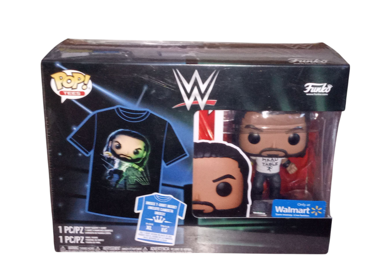 Funko Pop Tee WWE Roman Reigns Walmart Exclusive Size XL Head of the Table Shirt