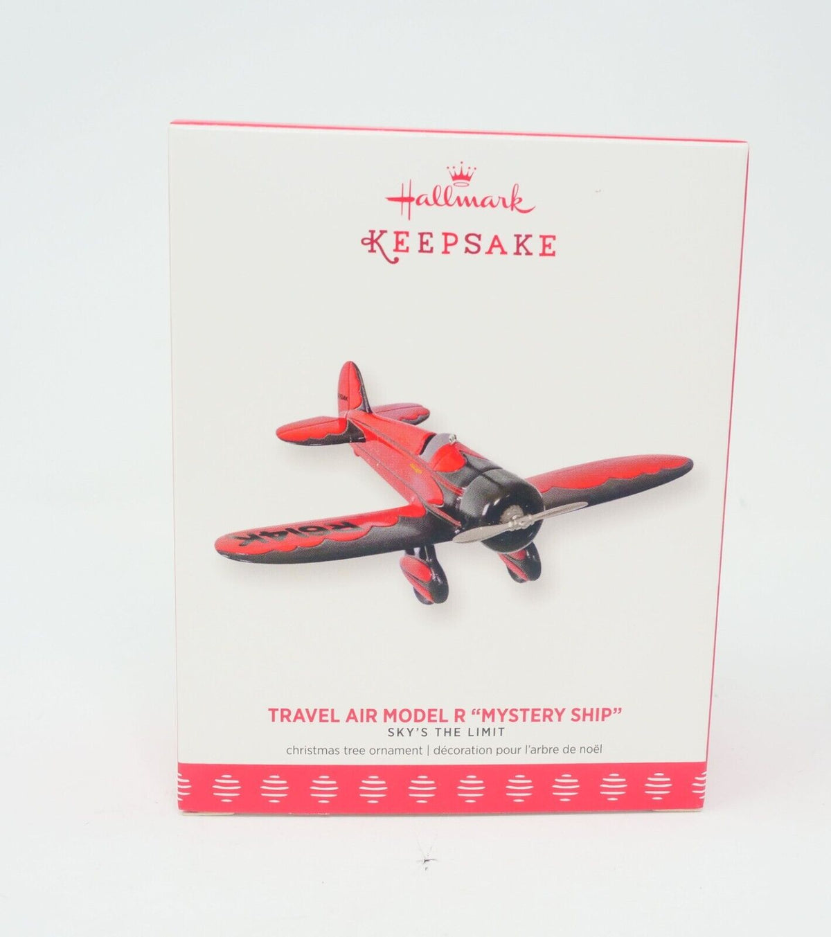 2017 Hallmark Keepsake Travel Air Model R Mystery Ship Ornament