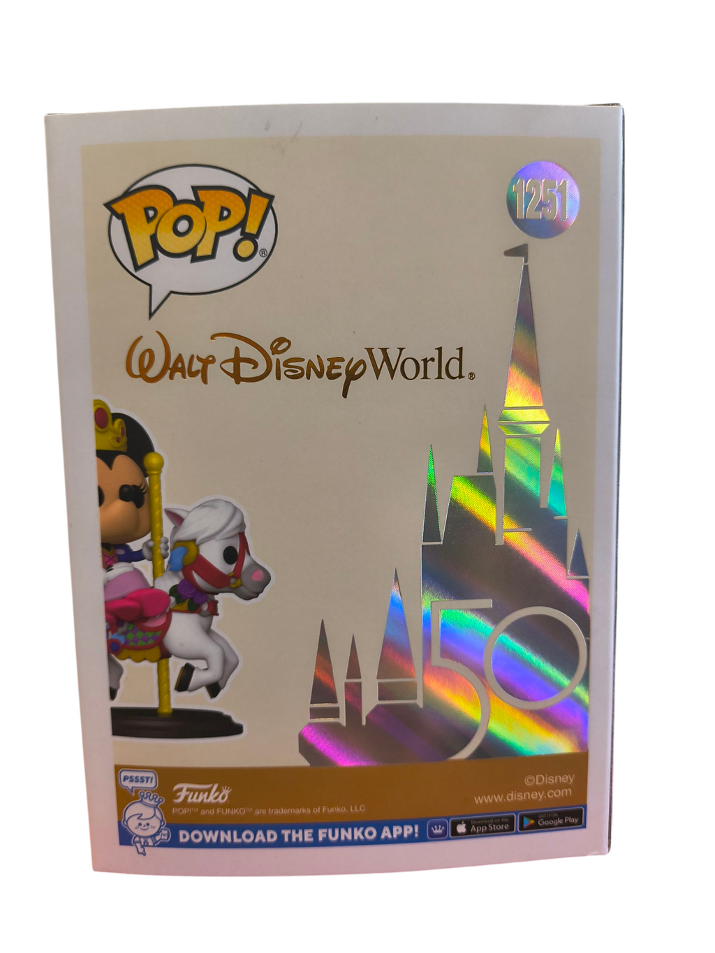 Funko POP! Disney WDW 50th Minnie Mouse On Prince Charming Regal Carrousel #1251 image 2