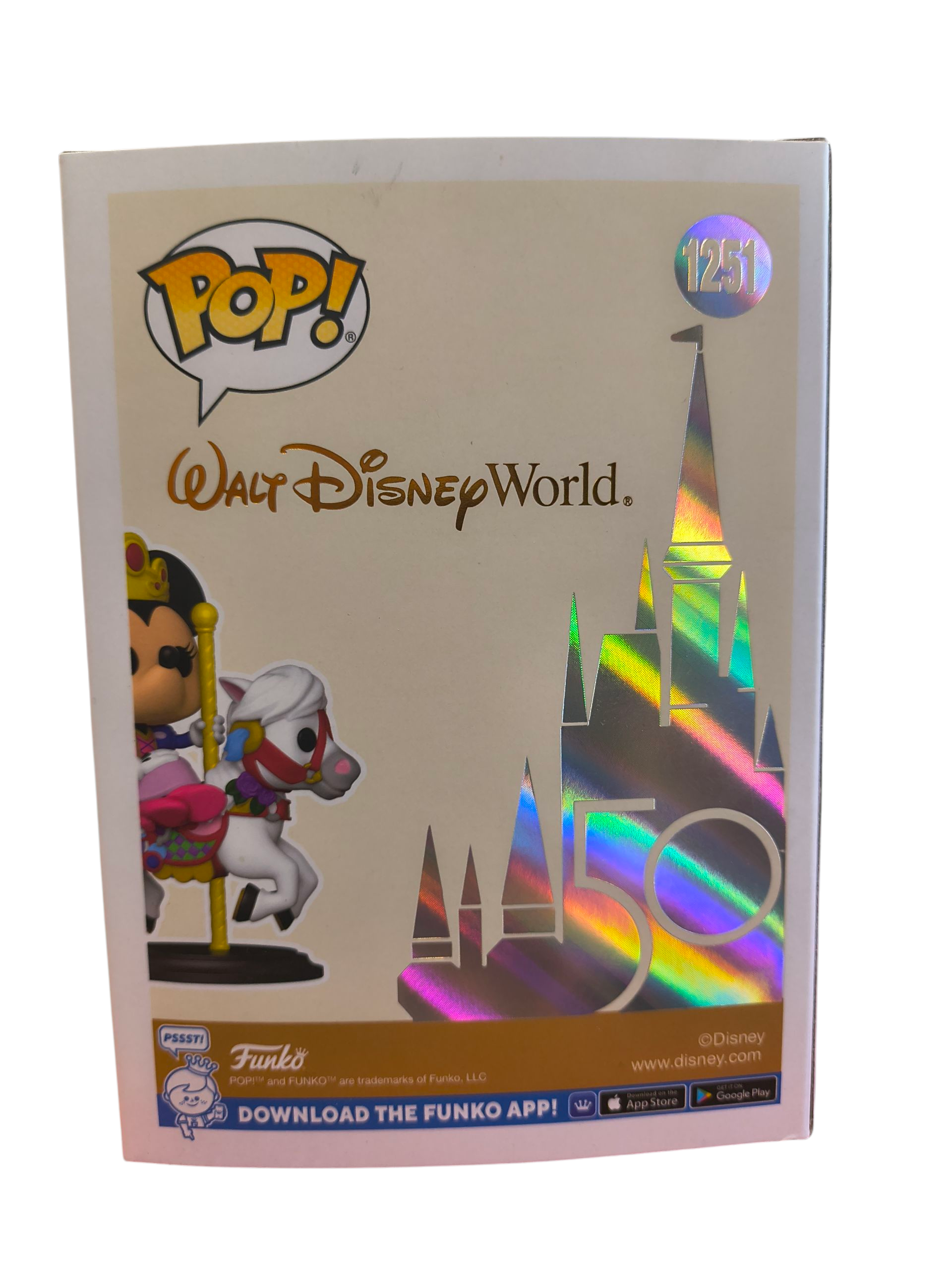 Funko POP! Disney WDW 50th Minnie Mouse On Prince Charming Regal Carrousel #1251 image 2