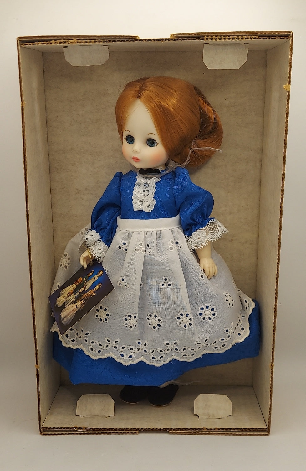 1983 Ideal Victorian Collection Blue Dress 12" Doll image 2