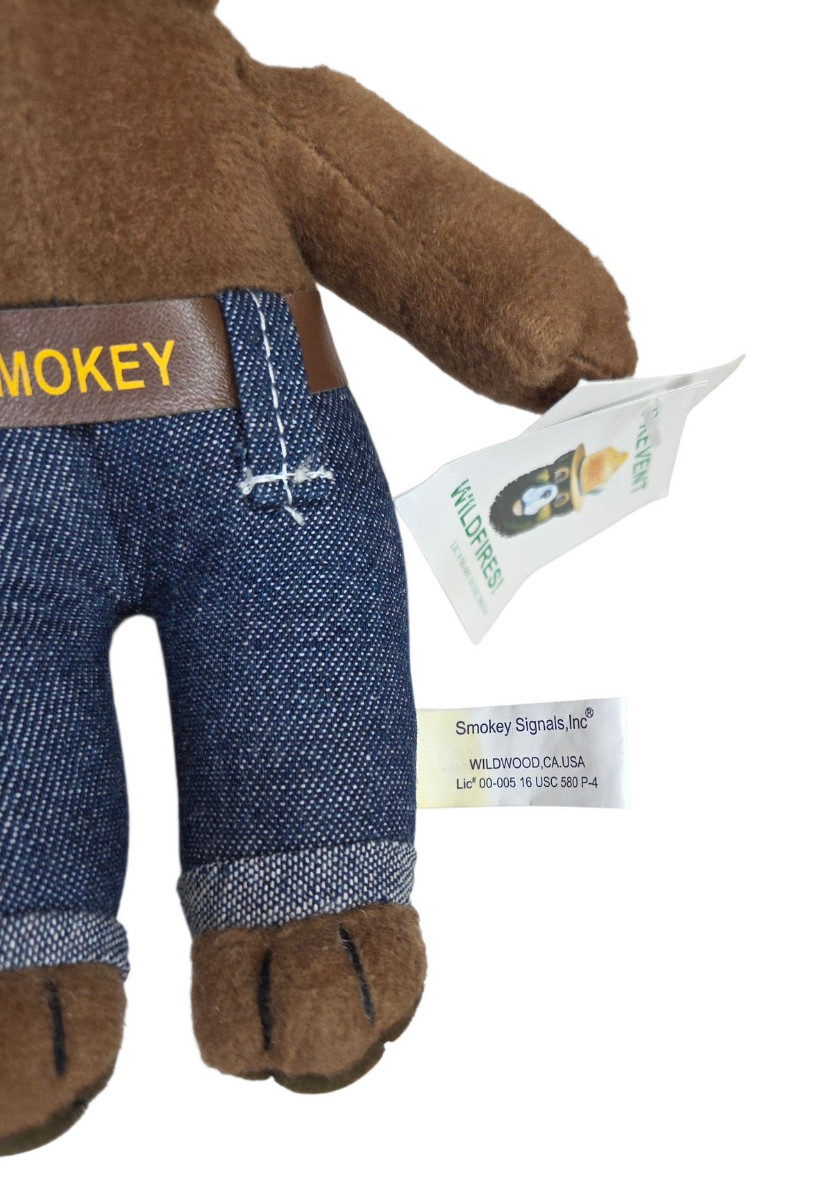 Smokey Signals Smokey the Bear Prevent Forest Fires 8" Plush Stuffed Animal image 3
