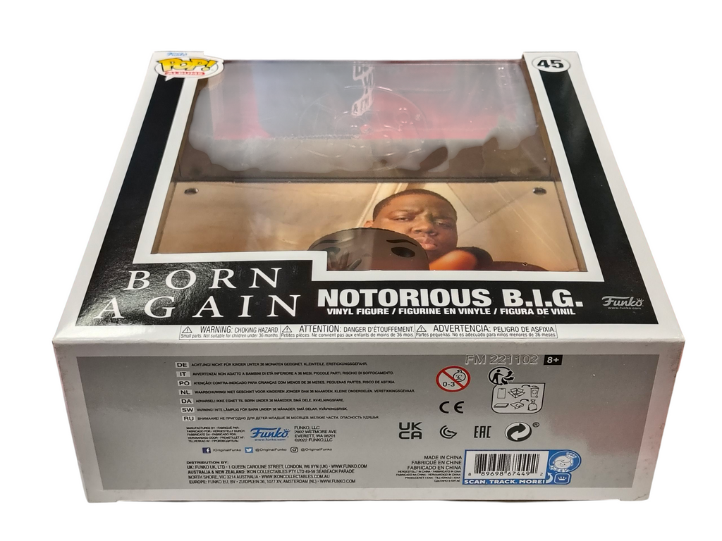 Funko Pop! Albums Notorious B.I.G. #45 Born Again Vinyl Figure Hip Hop Rap image 5