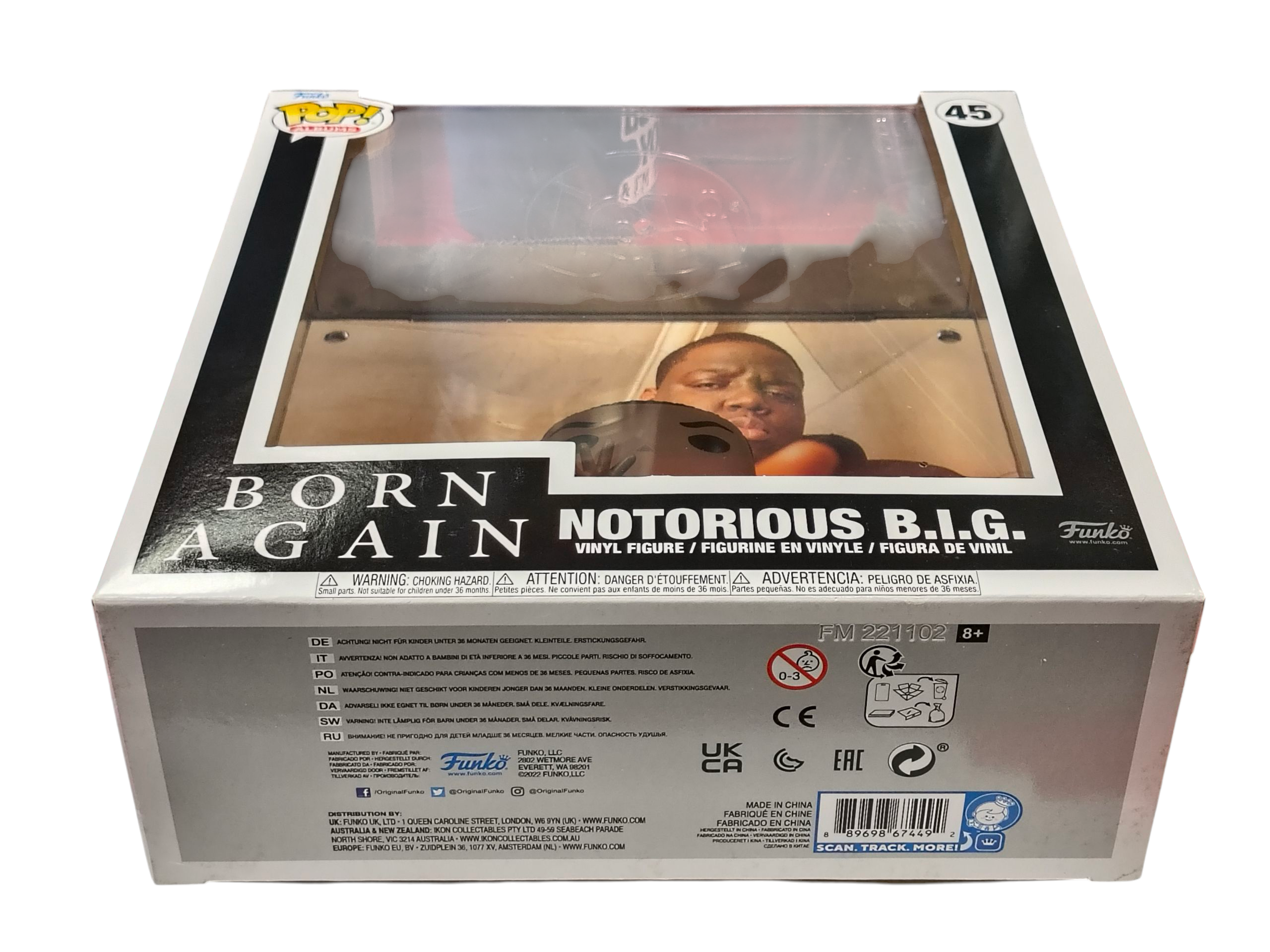 Funko Pop! Albums Notorious B.I.G. #45 Born Again Vinyl Figure Hip Hop Rap image 5
