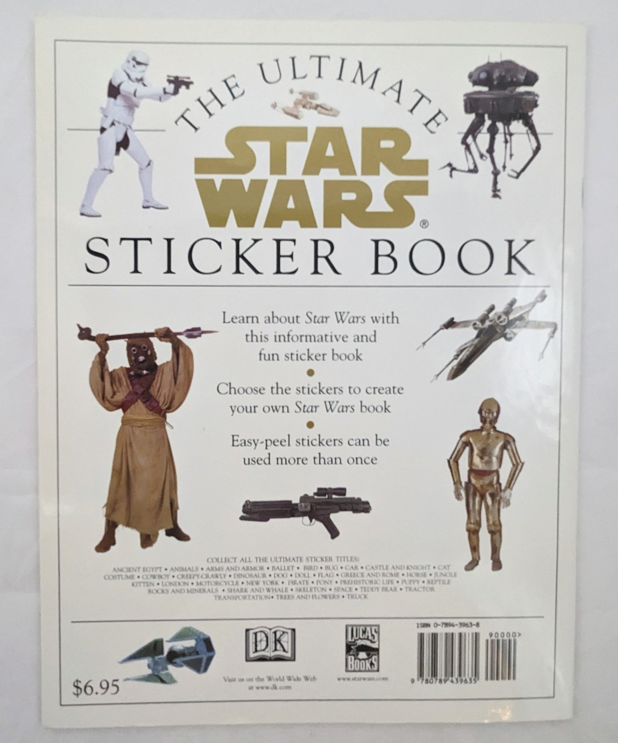 1999 Lucas Books Star Wars The Ultimate Sticker Book - New image 2