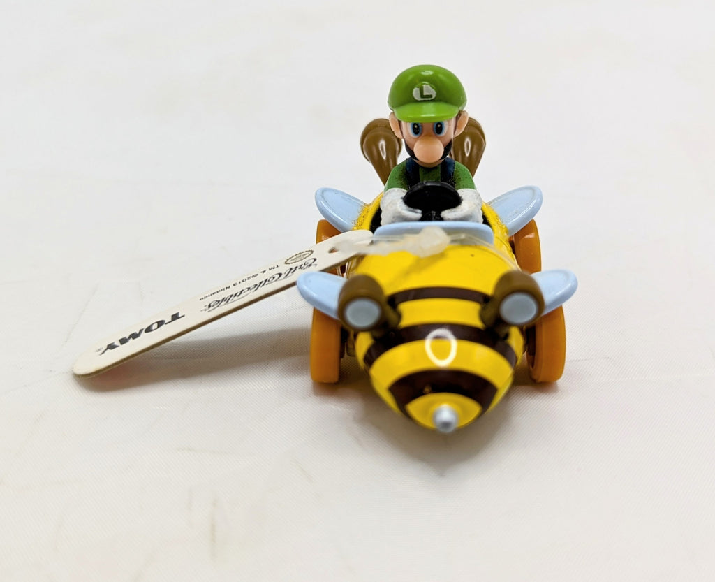 2011 Tomy ERTL Collectibles Super Mario Kart Luigi Bee Diecast Car image 3