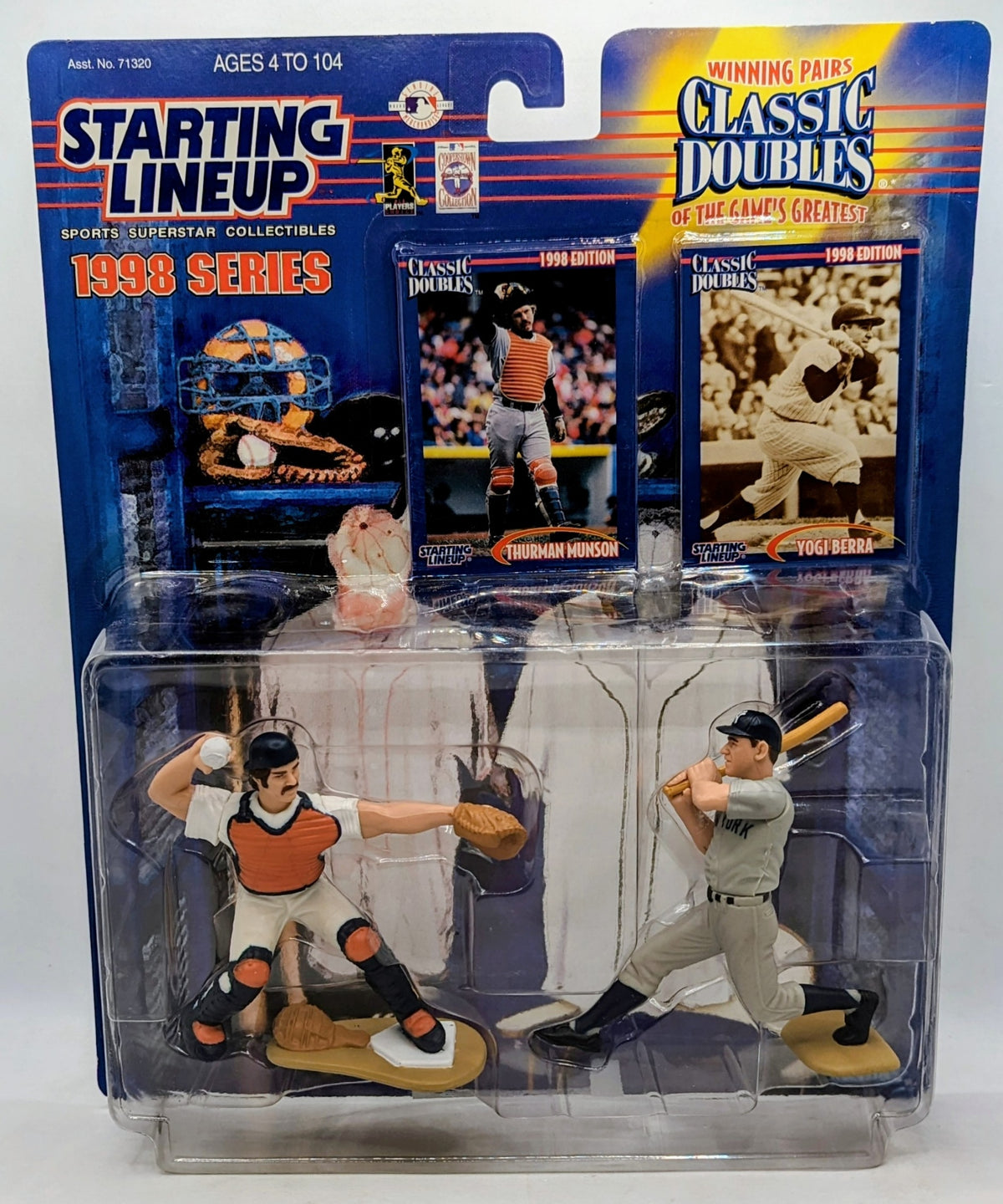 1998 Starting Lineup Classic Doubles NY Yankees Thurman Munson & Yogi Berra