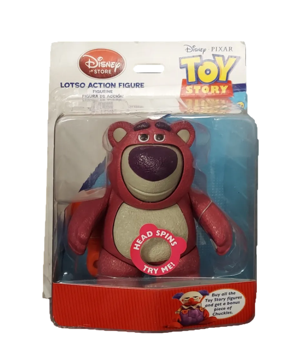 Disney Store Exclusive Toy Story Lotso Action Figure w/ Chuckles Foot BAF Piece