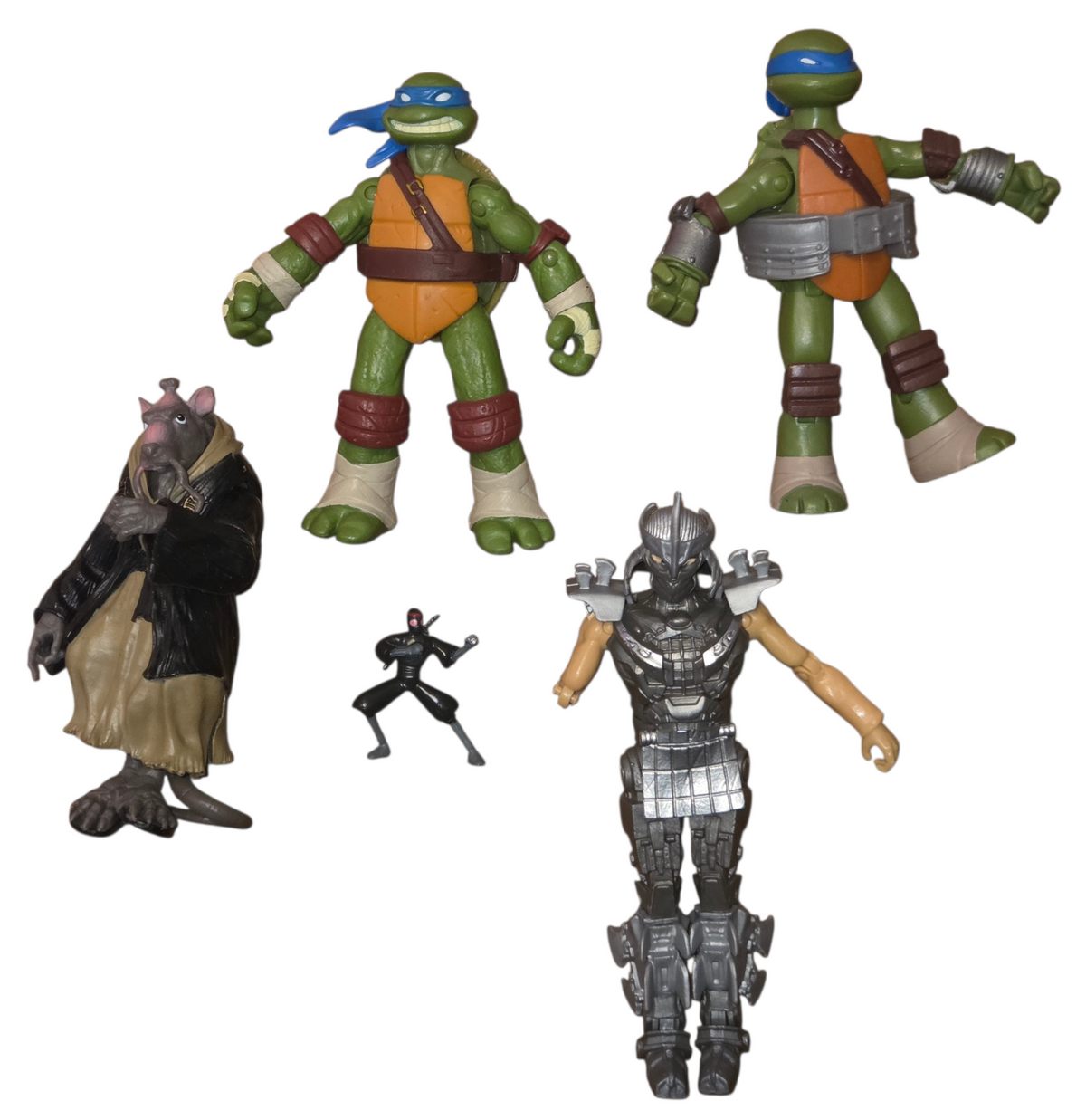 2012-2014 TMNT Teenage Mutant Ninja Turtles Splinter, Donatello, Shredder
