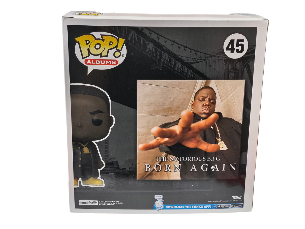 Funko Pop! Albums Notorious B.I.G. #45 Born Again Vinyl Figure Hip Hop Rap image 2