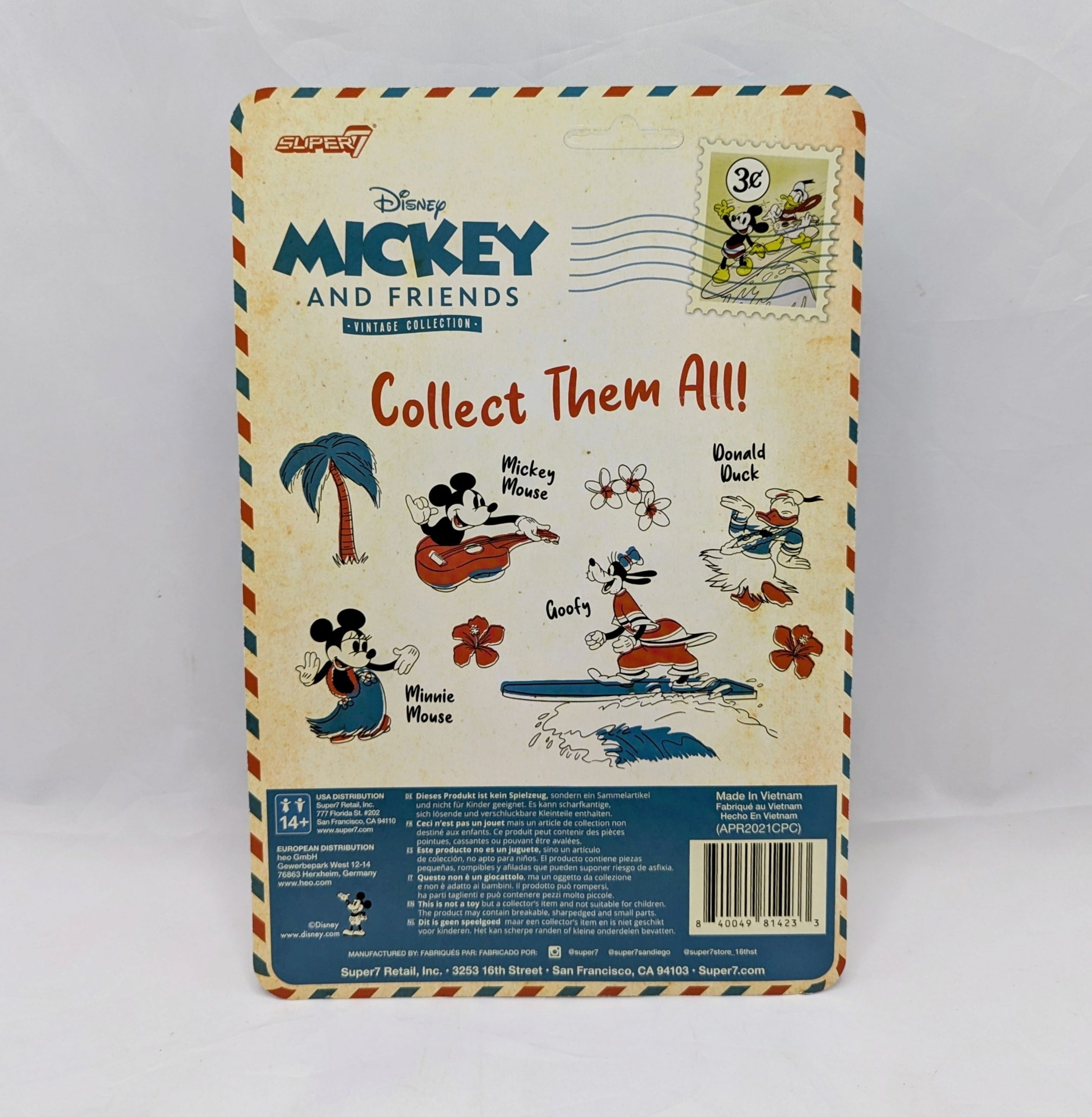 Super7 Disney Mickey And Friends Vintage Collection Donald Duck Figure image 2