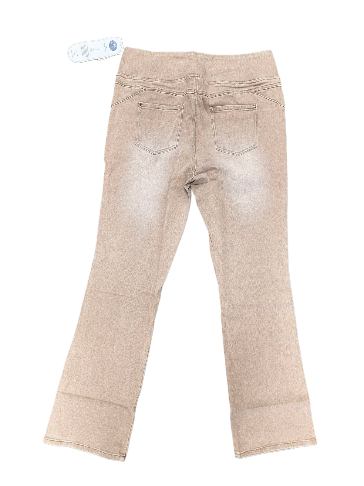 DG2 by Diane Gilman Camel Bootcut Distressed Pants Size Large Style 393085 image 2