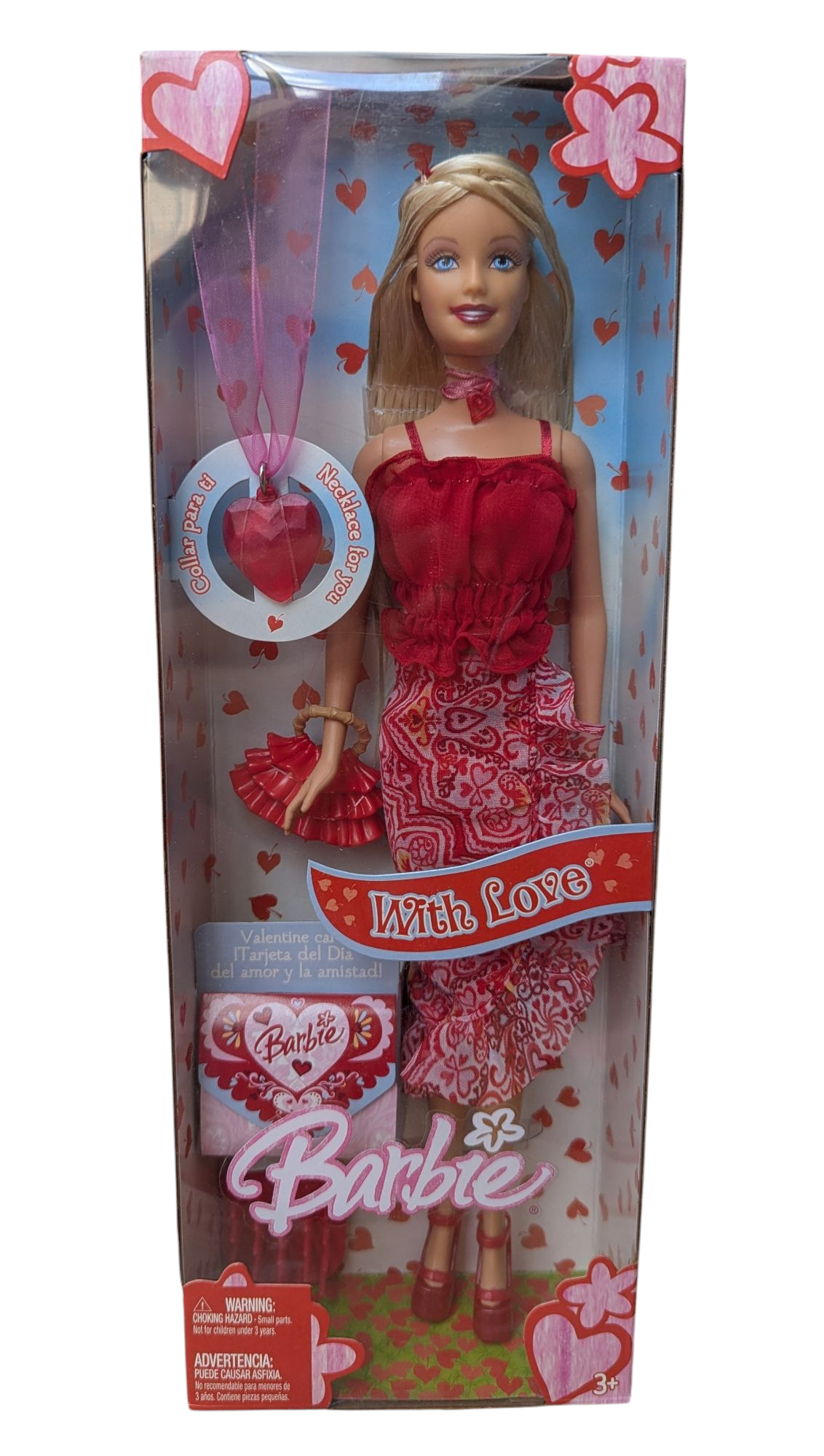 2005 Mattel Barbie With Love Valentines Doll H8254