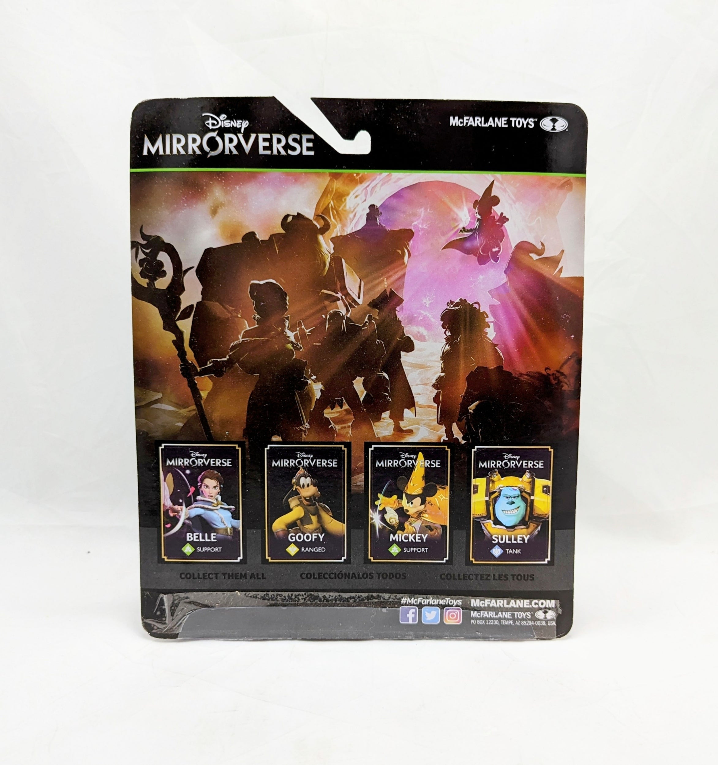 2021 McFarlane Toys Disney Mirrorverse Belle Support Action Figure image 2