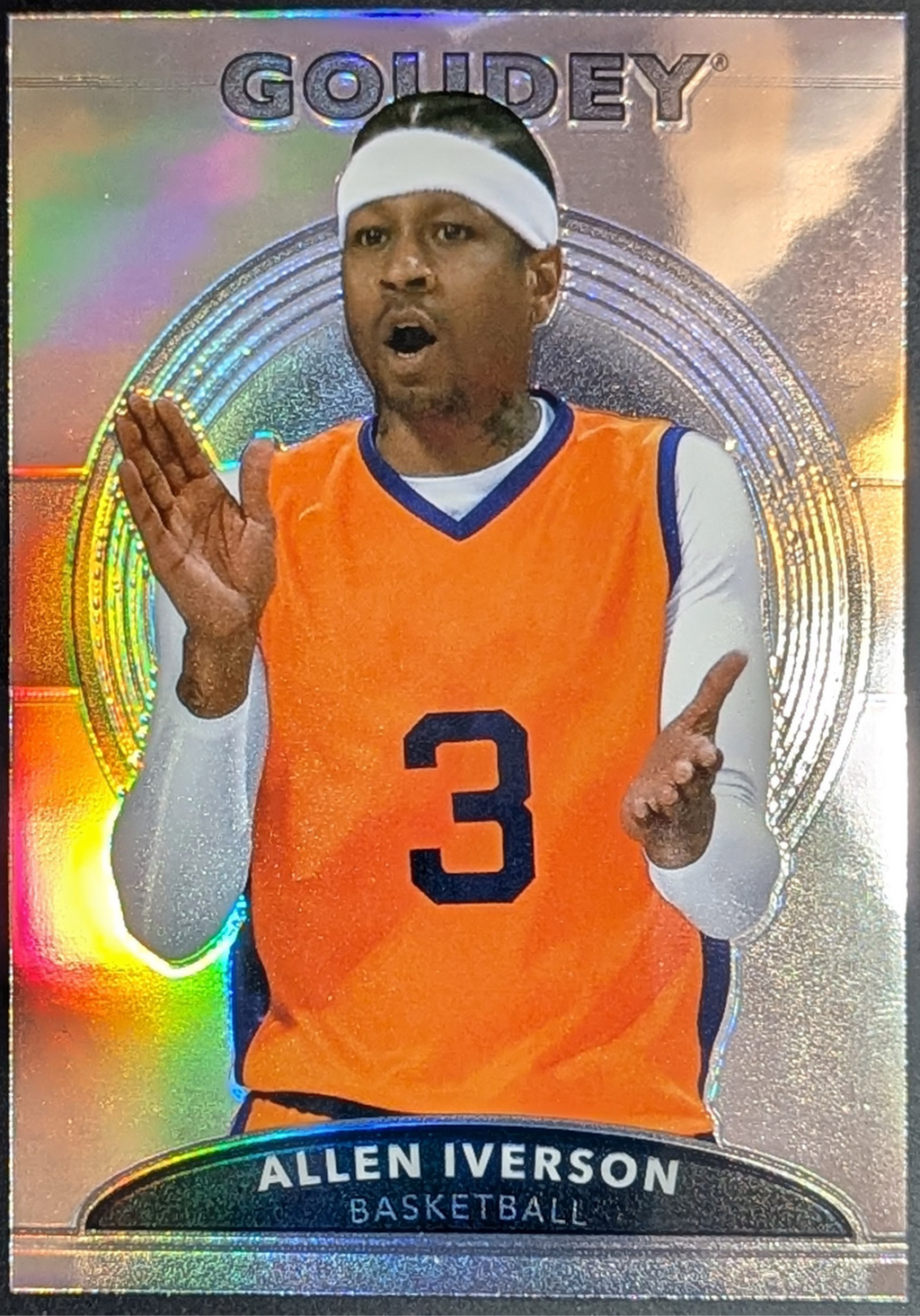2022 Upper Deck Goodwin Champions Allen Iverson Goudey Rainbow #GP23 76ers