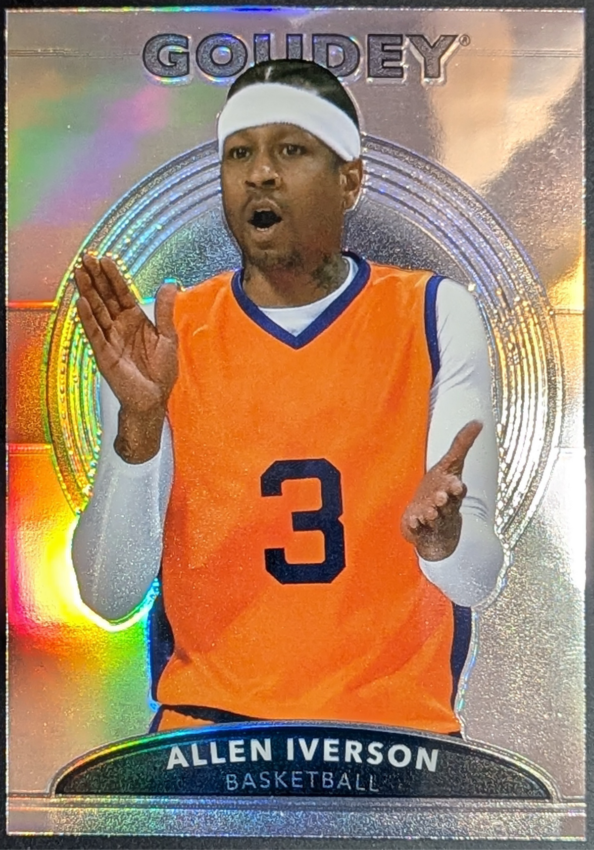 2022 Upper Deck Goodwin Champions Allen Iverson Goudey Rainbow #GP23 76ers