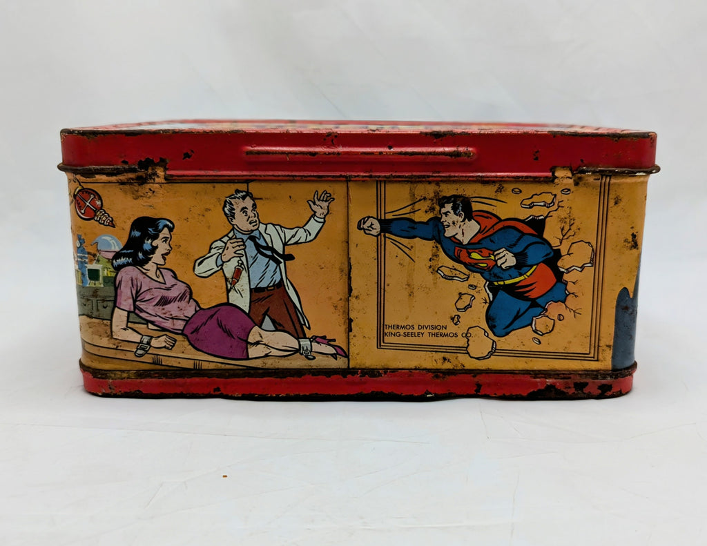 1967 National Periodical Publications Superman Metal Lunchbox & Thermos image 11