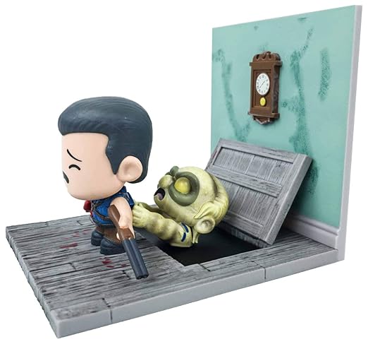 2018 SuperEmoFriends Loot Crate Evil Dead 2 Henrietta vs Ash Diorama image 2