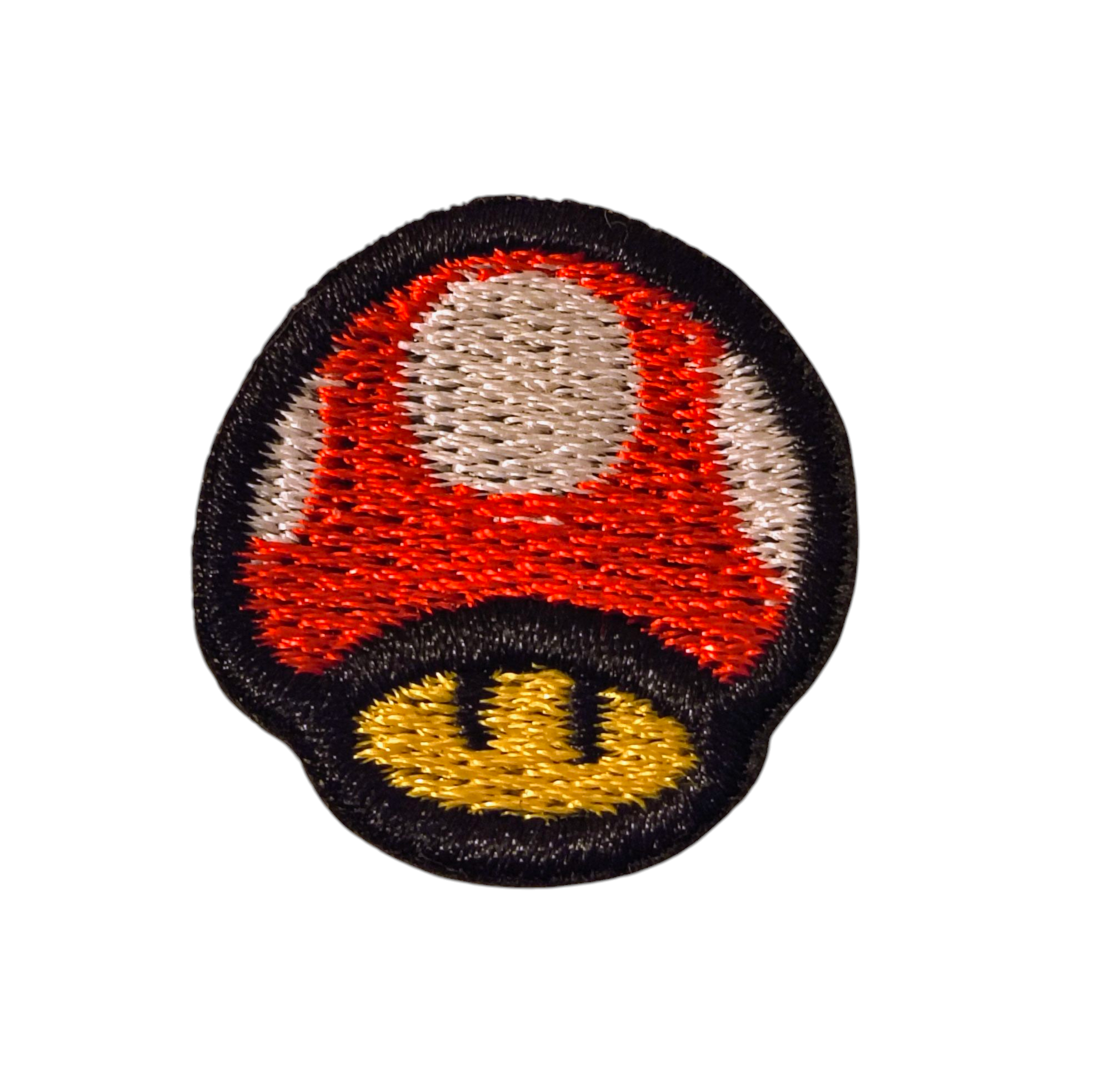 Nintendo Super Mario - Super Mushroom Embroidered Iron On 1.5" Patch