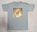 2021 Billie Eilish Happier Than Ever Tour Graphic T-Shirt Blue Gray - Medium