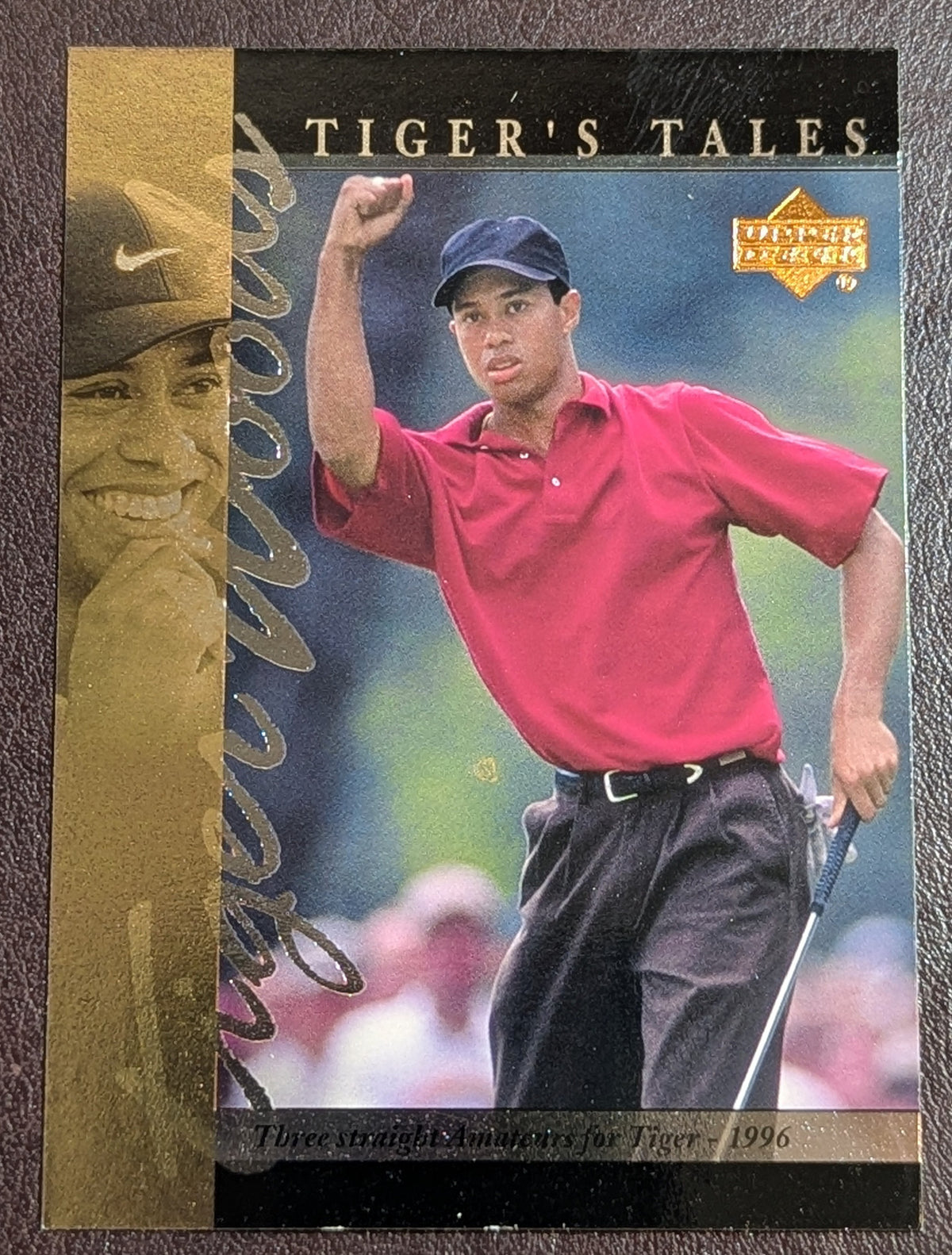 2001 Upper Deck Tiger Woods Tiger Tales #TT11 PGA Tour Three Amateurs for Tiger