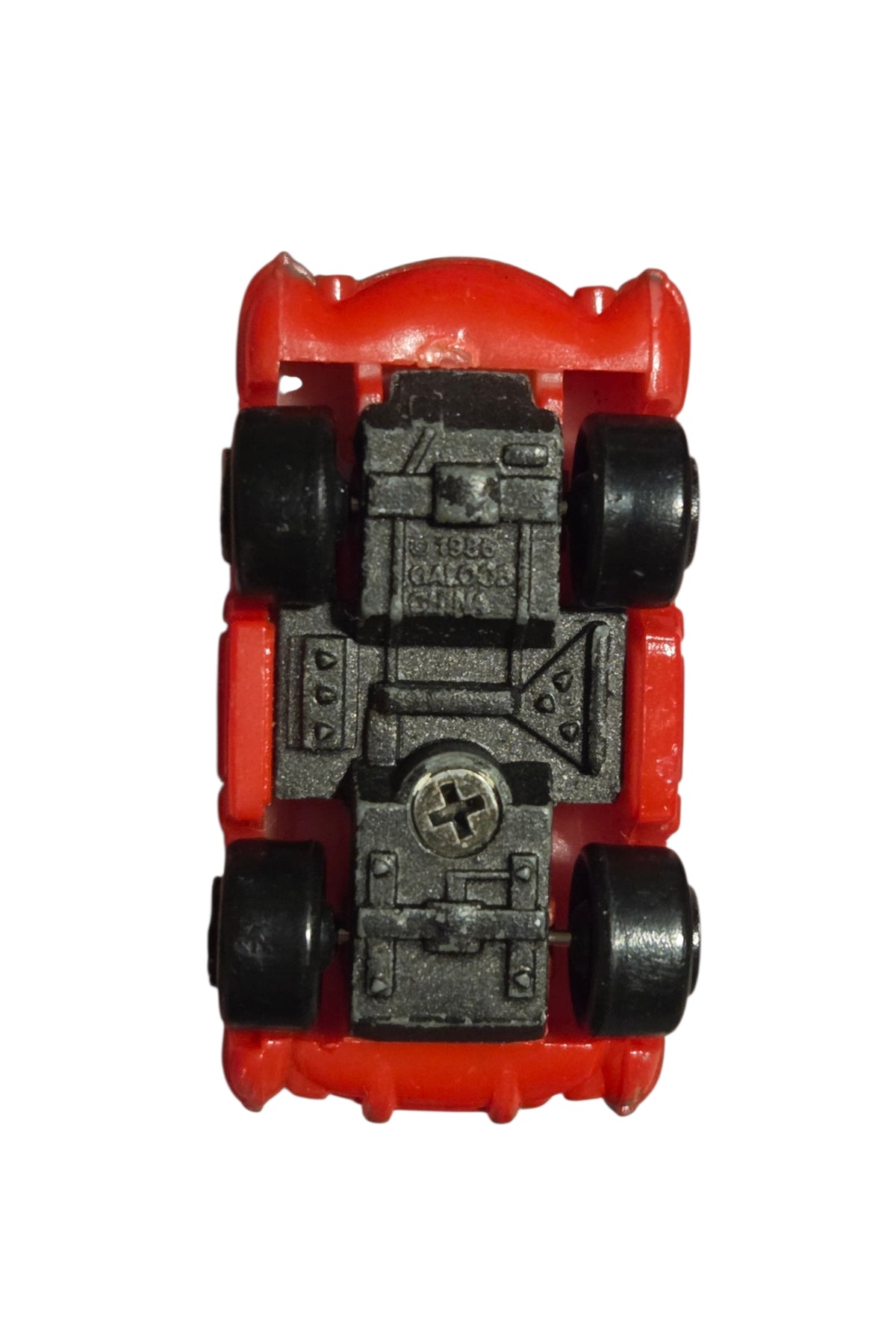 1987 Galoob Micro Machines 1955 Chevrolet Corvette Coupe Red image 3