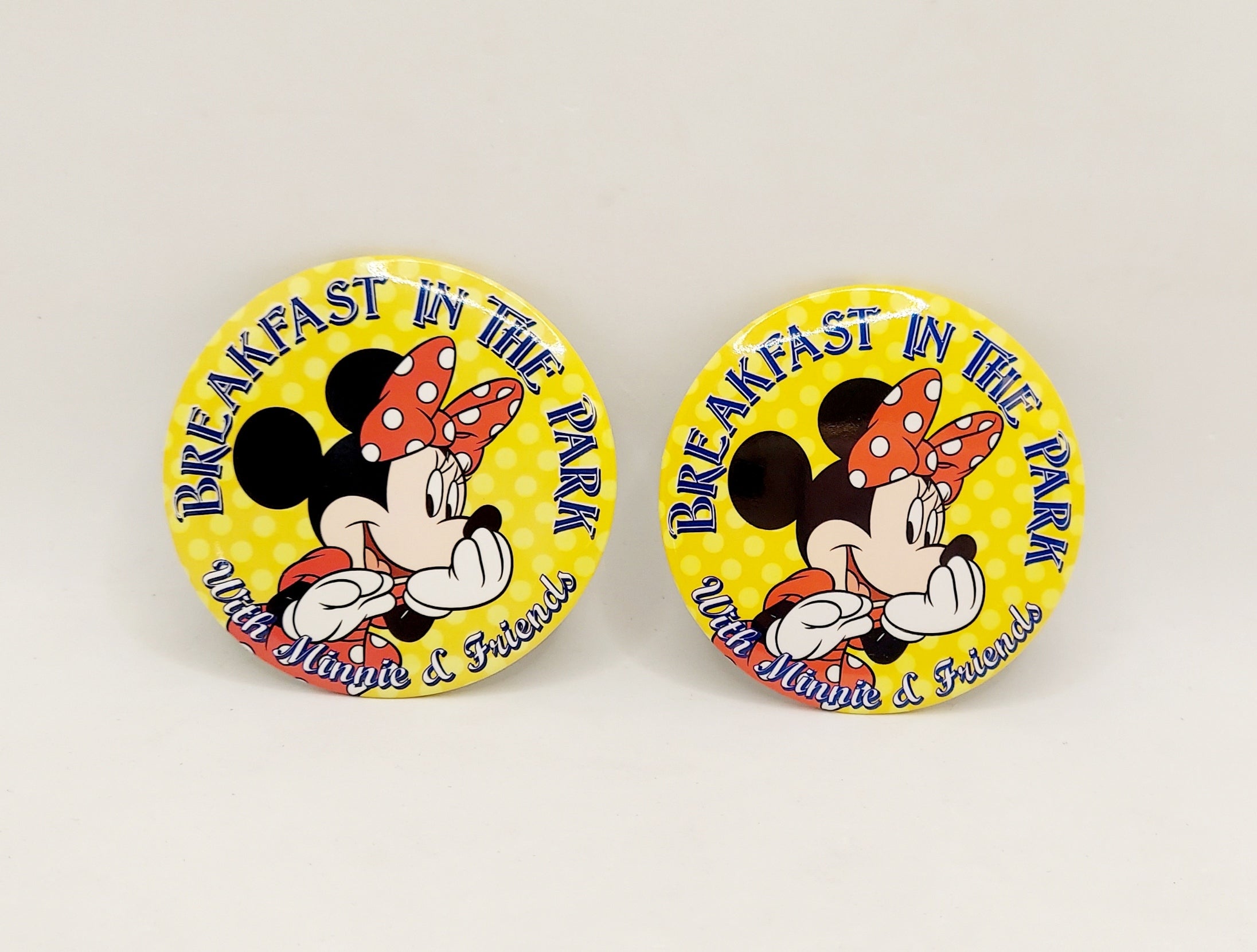 Disney Breakfast in the Park with Minnie & Friends Button - 2 Pack