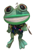 American Greetings Twisted Wild Whiskers Frog In Hawaiian T-Shirt Plush