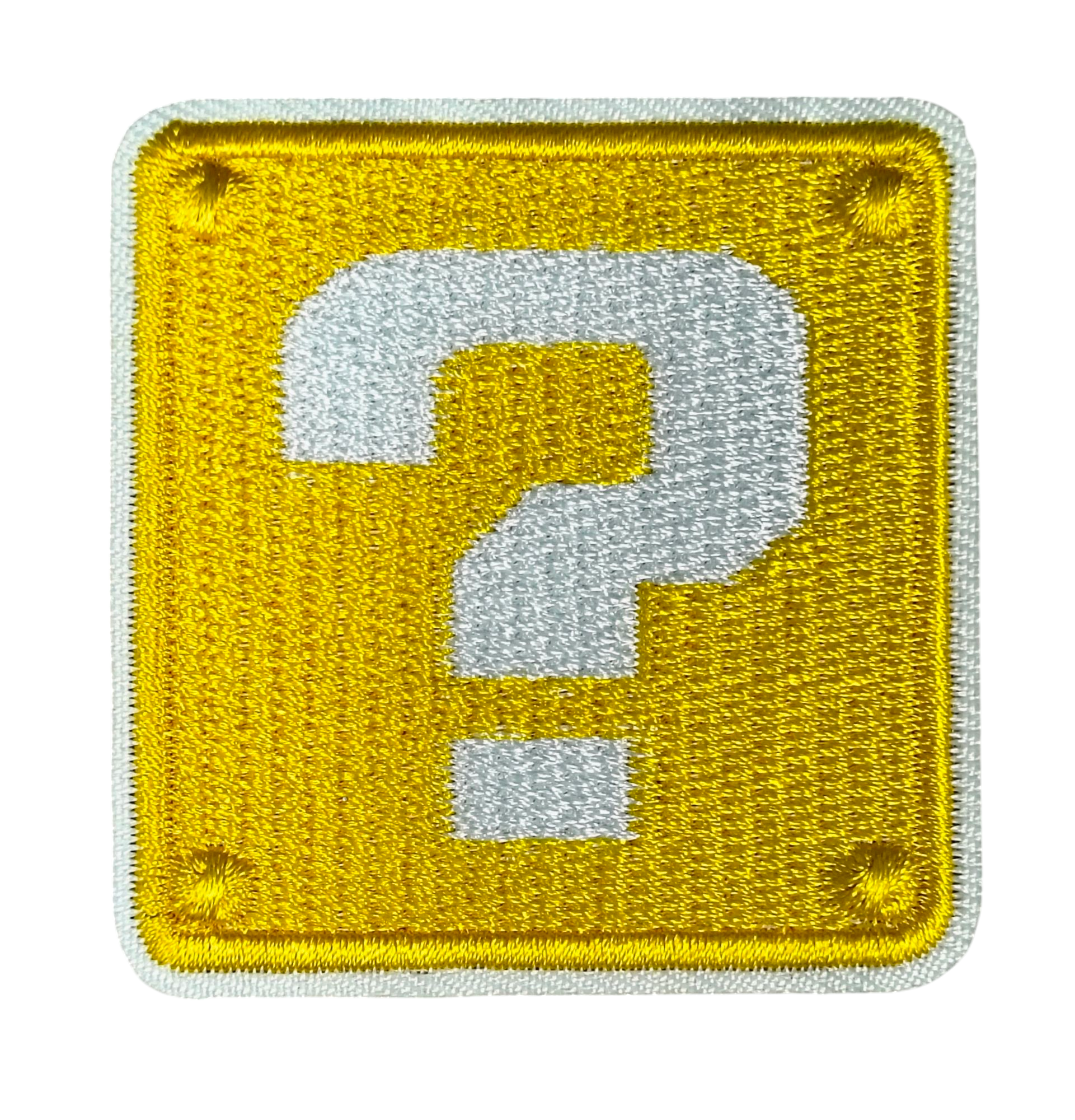 Nintendo Super Mario - Mystery Block Embroidered Iron On 2.5" Patch