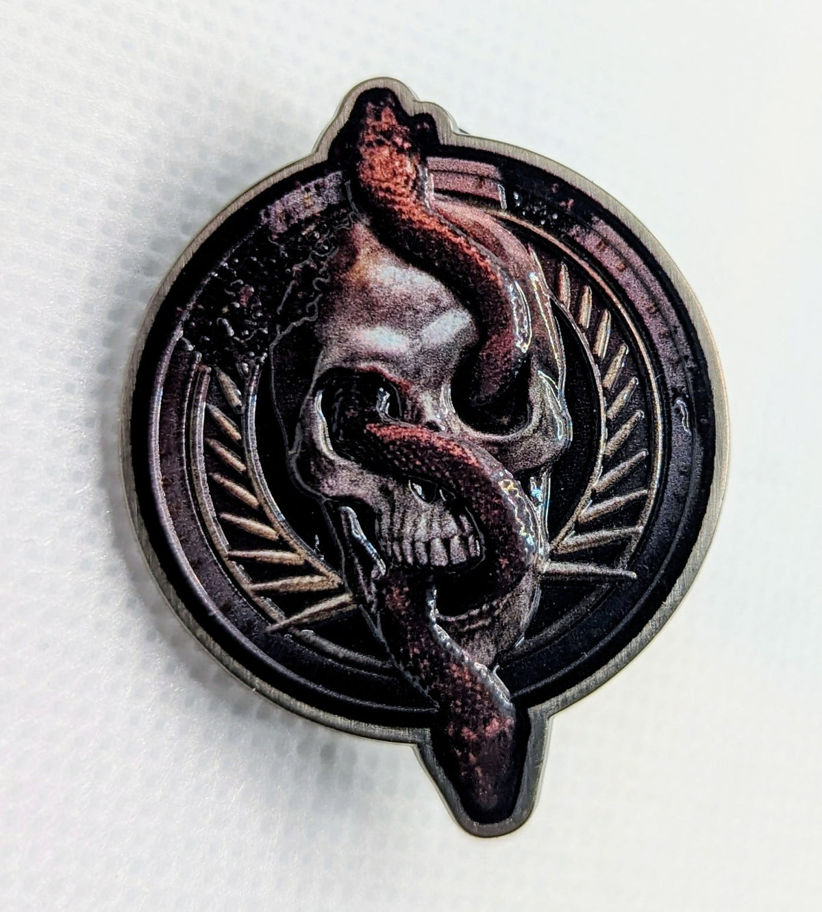 Call of Duty Modern Warfare III LE Skull Embossed Snake Logo Enamel Pin