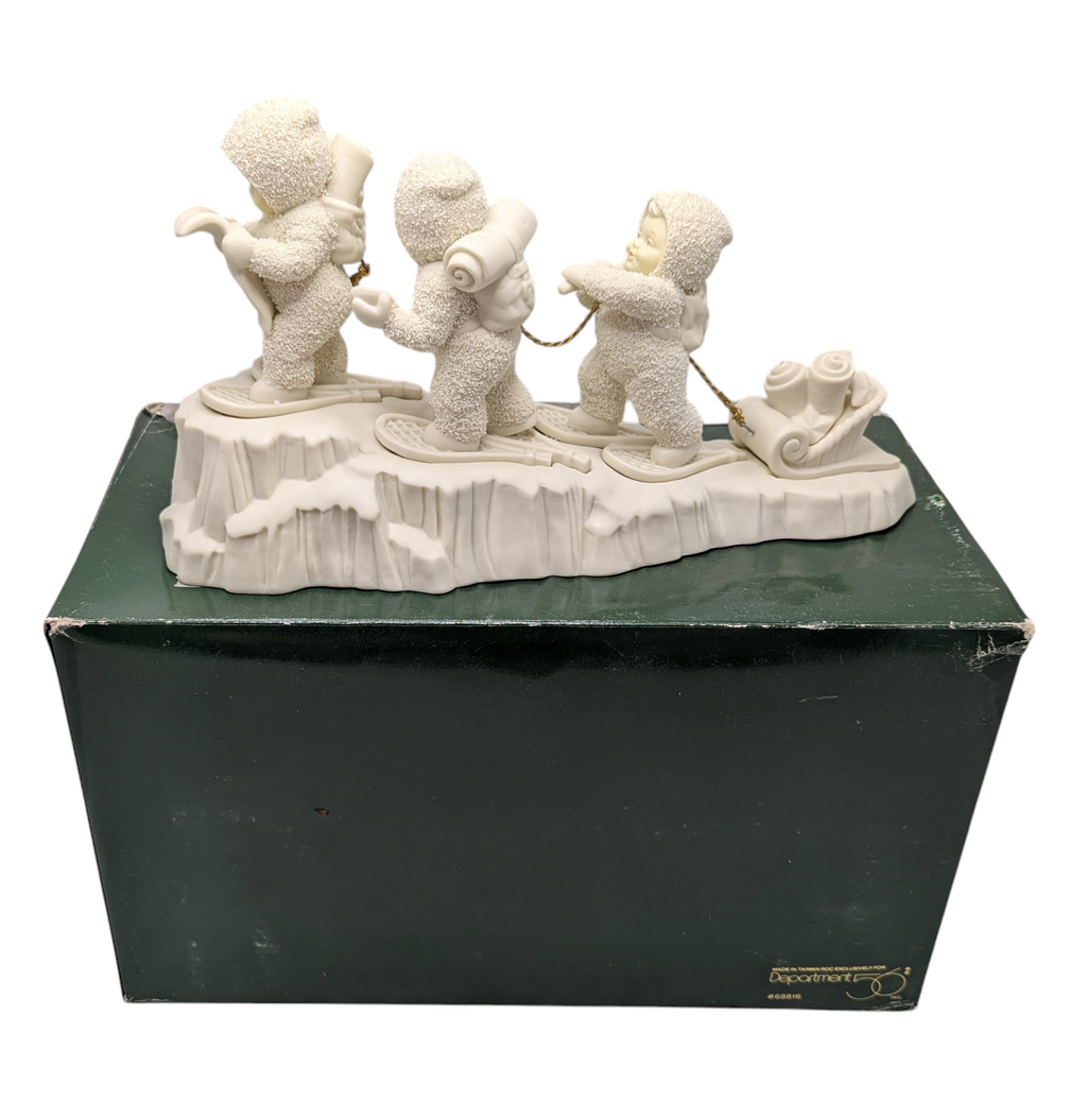 1996 Department 56 Snowbunnies Limited Edition Climb Every Mountain Figurine image 2