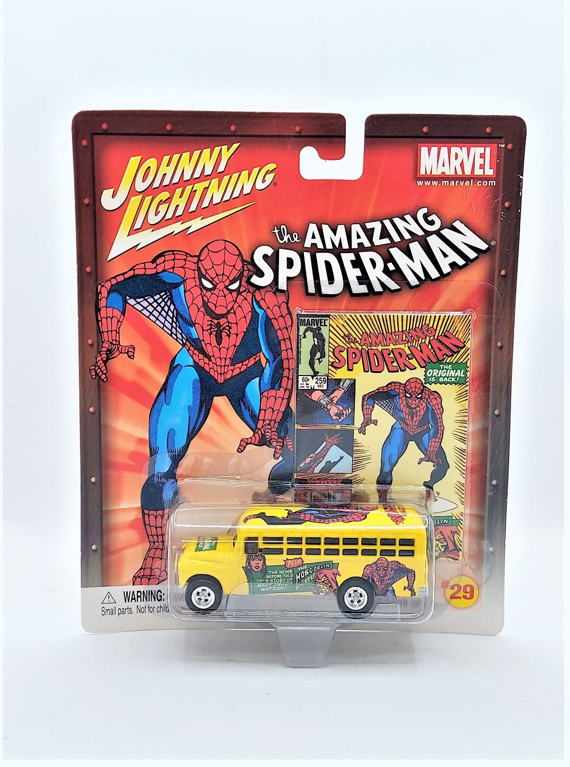 2003 Johnny Lightning Marvel The Amazing Spider-Man #259 '56 Chevy Bus
