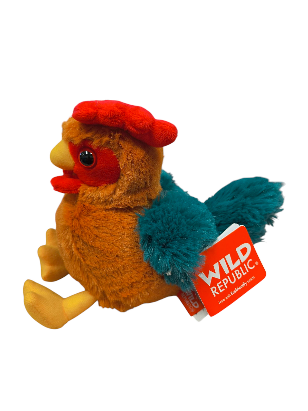 Wild Republic Mini Soft Rooster 7” Stuffed Animal Plush Hug-ums