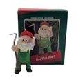 1988 Hallmark Keepsake Hoe Hoe Hoe Santa Christmas Ornament