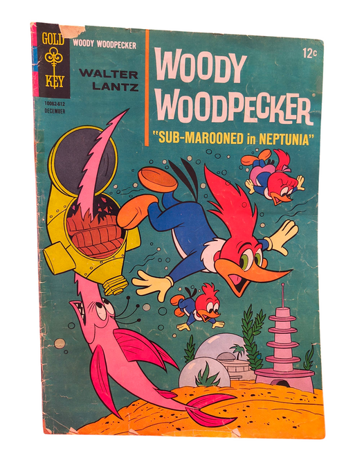 1966 Gold Key Woody Woodpecker #94 Sub Marooned In Neptunia Comic Book
