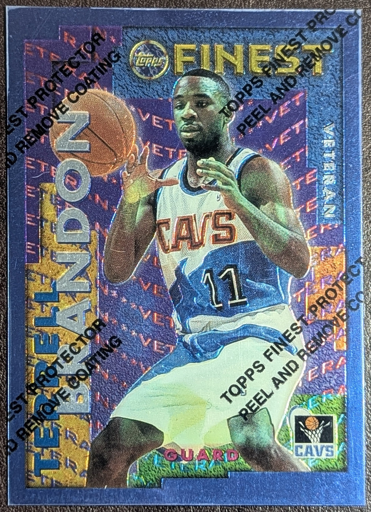 1995-96 Topps Finest Rookie/Veteran Terrell Brandon Bob Sura #RV-17 RC