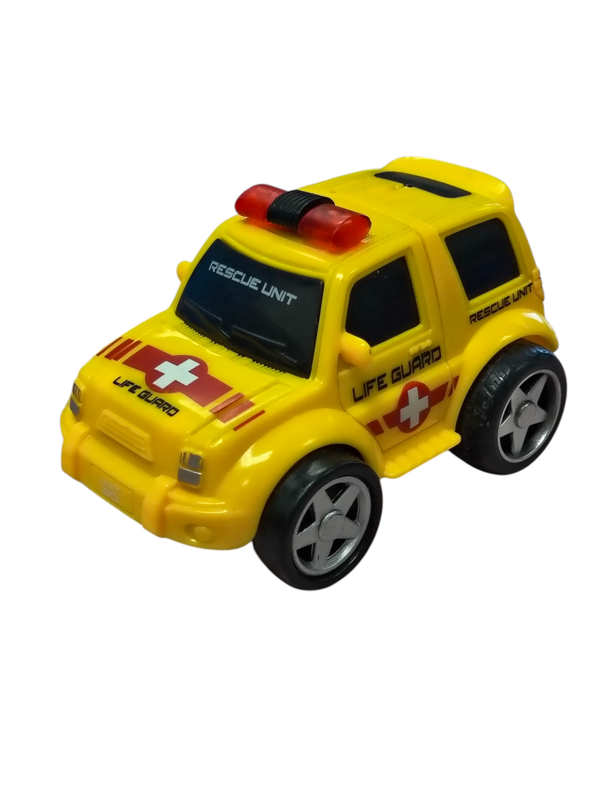Nkok Push n Go Junior Racer Rescue Unit Life Guard Plastic Vehicle Toy
