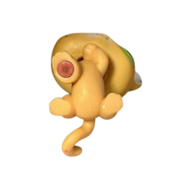 2005 Hasbro LPS Littlest Pet Shop Shorthair Cat #011 Orange Cat Green Eyes image 3